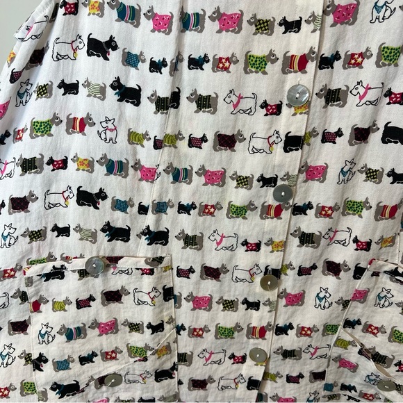 John Mark Novelty Scottie Dog Tank Top White 0X - Picture 5 of 10